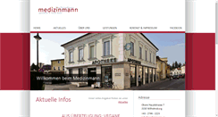 Desktop Screenshot of medizinmann.cc