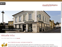 Tablet Screenshot of medizinmann.cc